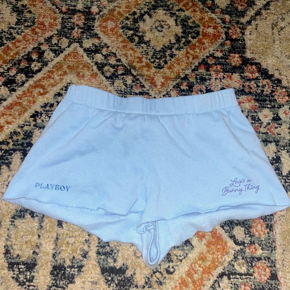 Blue Playboy Short